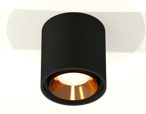 Комплект накладного светильника Ambrella light Techno Spot XS7723004 SBK/PYG черный песок/золото желтое полированное (C7723, N7034) фото 3