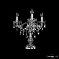 Настольная лампа 1415L/3/141-39 Ni Bohemia Ivele Crystal (Богемия Ивеле Кристалл)
