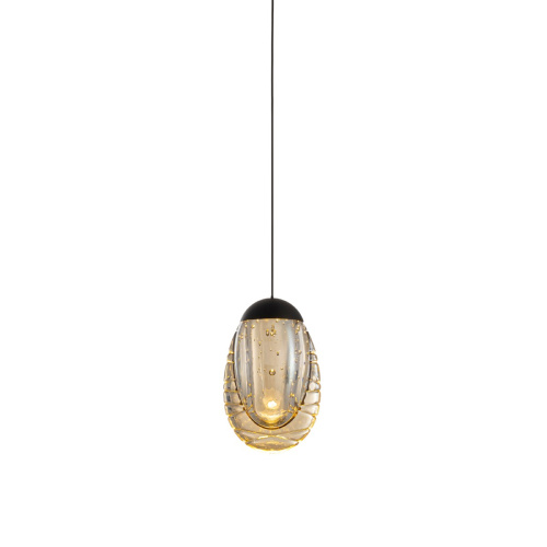 Подвесной светильник MD25090022-1A matt black/champagne