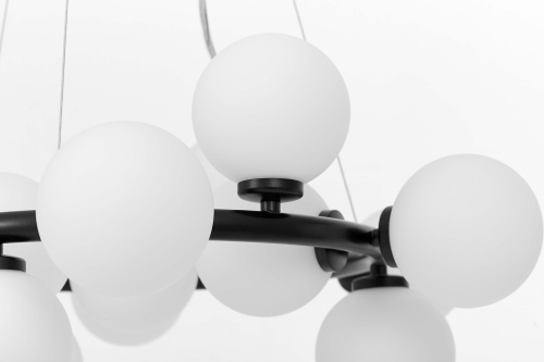 Подвесной светильник Lumina Deco Marsiada LDP 6033-15 BK фото 5