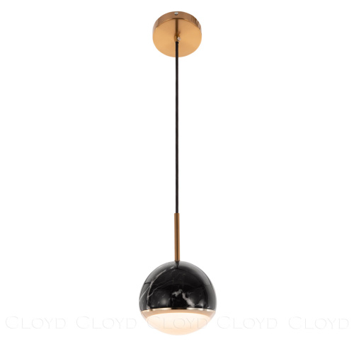 Подвесной светильник Cloyd LUNAR P1 / латунь - черн.мрамор (арт.11057)