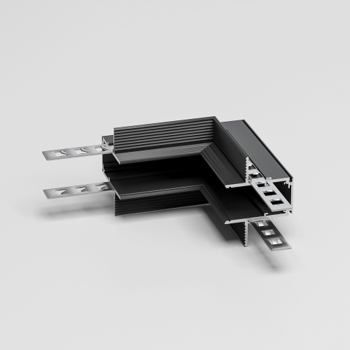 Slim Magnetic Коннектор угловой внутренний для встраиваемого шинопровода под ГКЛ 12,5мм (черный) 85211/00 85211/00 фото 4
