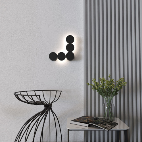 Настенный светодиодный светильник 40131/LED черный фото 2