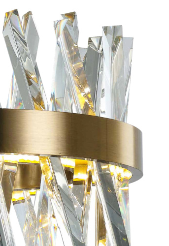 Настенный светильник Akasha 250A light antique brass фото 2