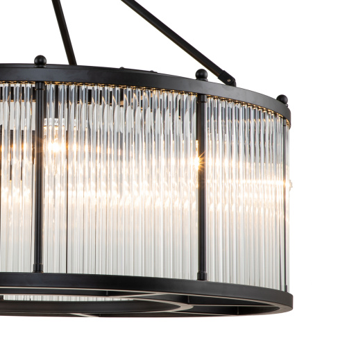 Люстра KR0802P-8 black фото 2 Люстра KR0802P-8 black фото 2