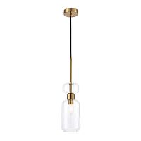 Подвесной светильник Escada 1141/1S E14*60W Antigue copper/Clear