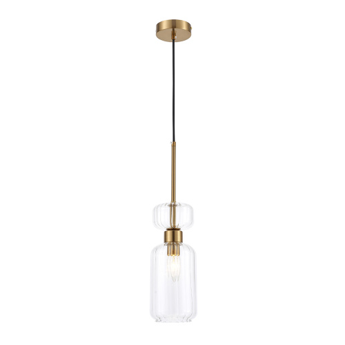 Подвесной светильник Escada 1141/1S E14*60W Antigue copper/Clear