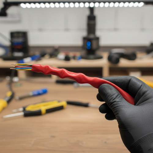 Термоусадочная трубка STEKKER HST-2010-100M, длина 100 см., коэф. усадки 2:1, мультиколор фото 6