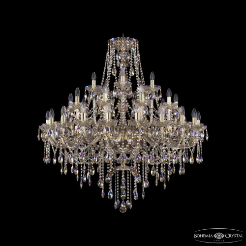 Люстра хрустальная 1415/20+10+5/400 G M801 Люстра хрустальная 1415/20+10+5/400 G M801