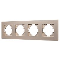 Рамка пластиковая FRM-PERIO-PL-4-GD Arlight 049761