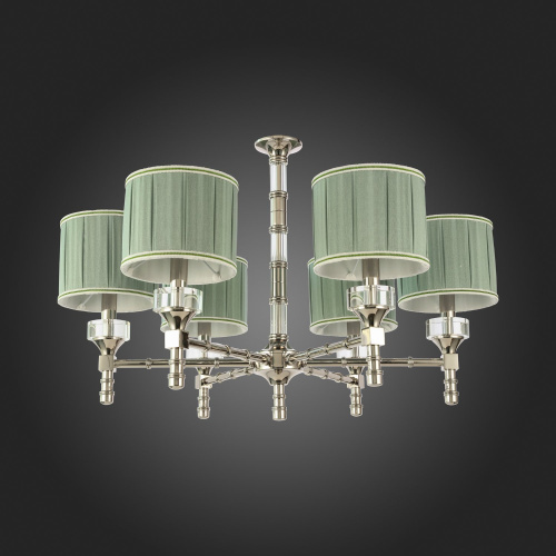 SL1121.103.06 Люстра подвесная ST-Luce Никель/Оливковый E14 6*40W OLEO фото 5