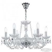 Люстра хрустальная 119/6/200 Ni Bohemia Ivele Crystal (Богемия Ивеле Кристалл)