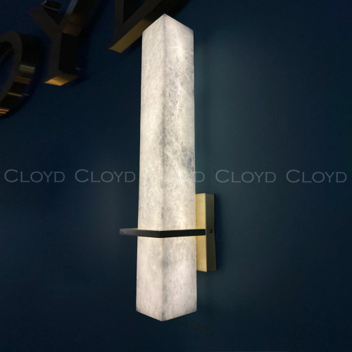 Бра Cloyd BEGRIFF W1 / алебастр -латунь (арт.20325) фото 2