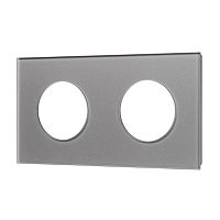 Рамка стеклянная FRM-GLARE-GC-2-GR Arlight 043837