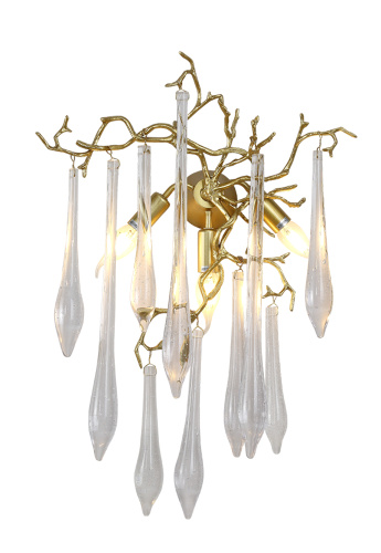 Бра Crystal Lux REINA AP3 GOLD PEARL фото 5