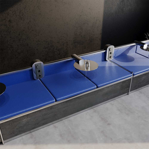 Светорегулятор встраиваемый Voltum S70 поворотно-нажимной 600 Вт, (титан) VLS070306 фото 2