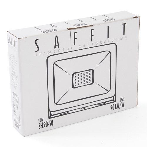 Светодиодный прожектор SAFFIT SFL90-50 IP65 50W 6400K белый фото 2