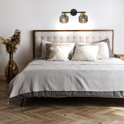Настенно-потолочный свет Escada 1100/2A E14*40W Black/Gold фото 5