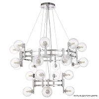 Люстра Crystal Lux LUXURY SP16+8 CHROME