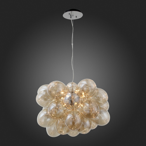 SL432.203.12 Люстра подвесная ST-Luce Хром/Коньячный G9 12*5W SOSPIRO фото 6