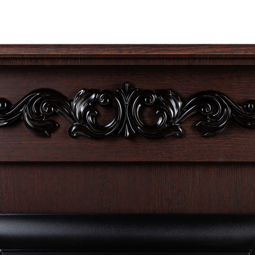 Электрокамин RealFlame Dominica DN орех с очагом Majestic Lux Black RC фото 7