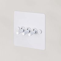 Выключатель 3G Toggle White
