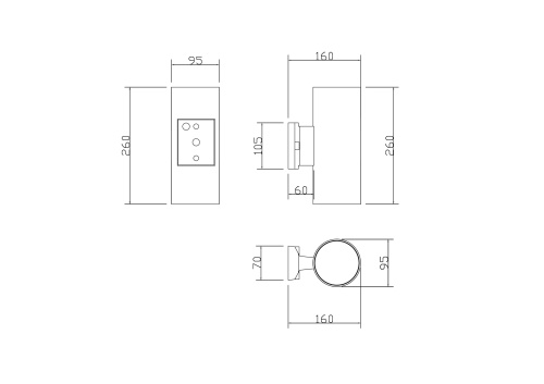 Уличный настенный светильник Outdoor O419WL-02W фото 6