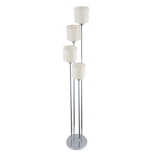 Напольный светильник Escada 1109/4 E14*40W Chrome/Beige фото 4 Напольный светильник Escada 1109/4 E14*40W Chrome/Beige фото 4