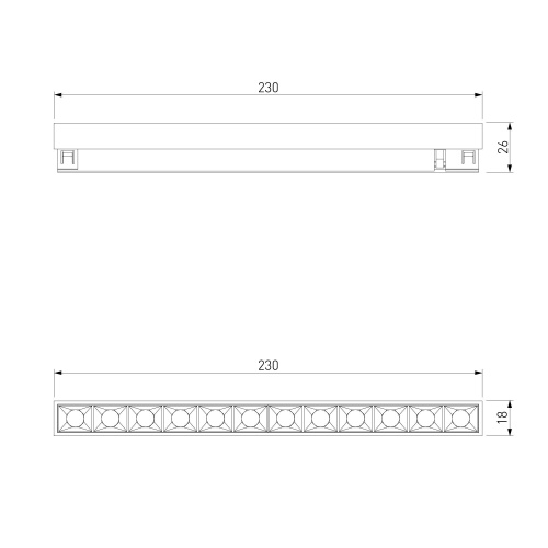 Brass Line Трековый светильник 10W 4000K латунь 85528/01 фото 4
