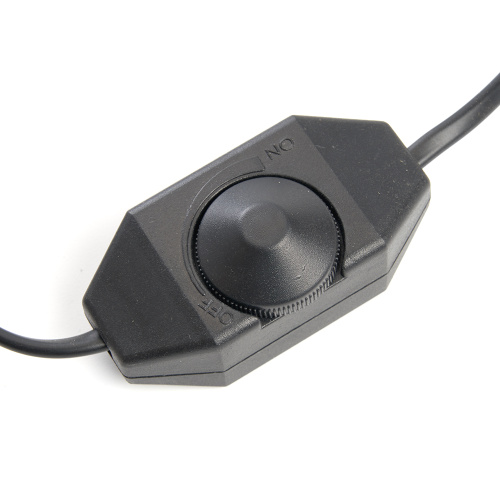 Сетевой шнур с диммером 230V 2м, черный, DM103-200W фото 2