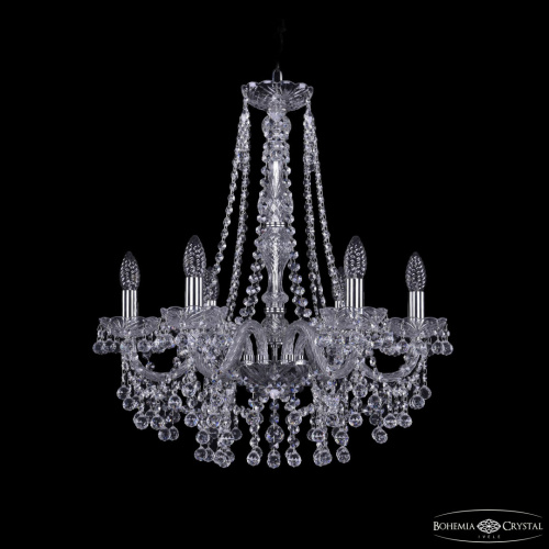 Люстра хрустальная 1409/6/195/h-63 Ni Люстра хрустальная 1409/6/195/h-63 Ni