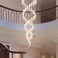 Люстра Cloyd ARGANA C60 / выс. 293 см - керамика - E14 - белый (арт.11240)