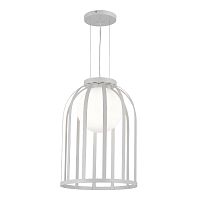 SL6129.503.01 Светильник подвесной ST-Luce Белый/Белый E27 1*60W NORDIC