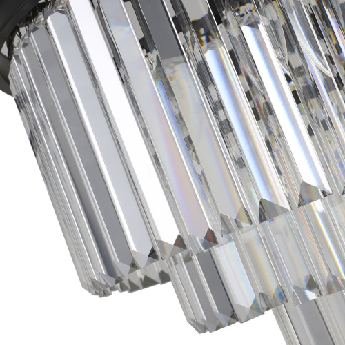 Люстра Odeon 6 black/clear фото 3