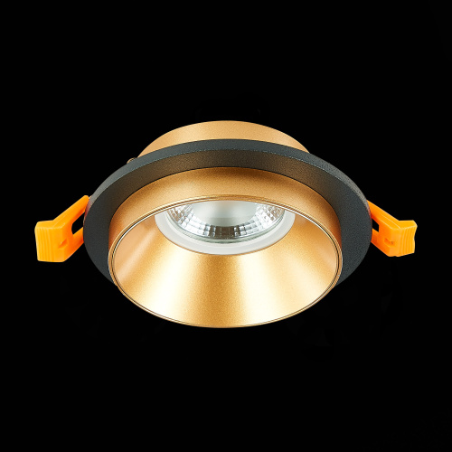 ST206.248.01 Св-к встр. Черный GU10 1*50W  IP20 D92xH38 220V Без ламп Встраиваемые светильники фото 9