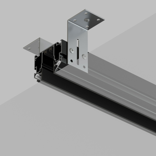 TR2022-BK Профиль-трек SMART ONE, для натяжных потолков, 2 м, алюминий, черный фото 3