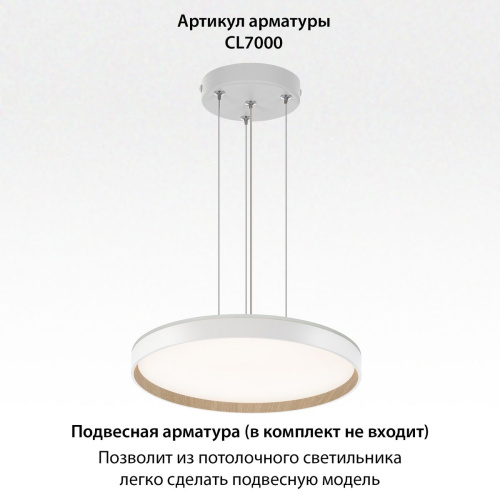 Потолочный светодиодный светильник Citilux Etalon CL750400R фото 4