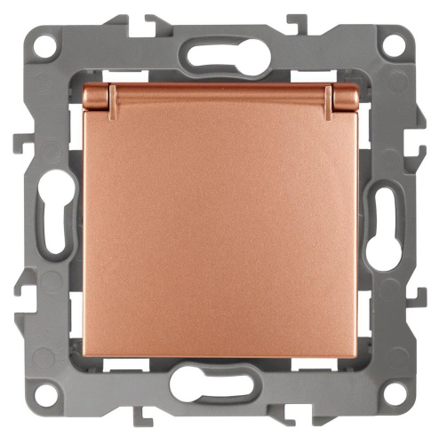 Розетка ЭРА 12 2P E Schuko со шторками с крышкой 16A 250V 12-2103-14 Б0019329 Розетка ЭРА 12 2P E Schuko со шторками с крышкой 16A 250V 12-2103-14 Б0019329