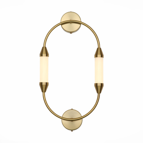 SL6004.301.02 Бра ST-Luce Латунь/Белый LED 2*4W 3000K OLBIA фото 5