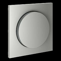 Накладка для светорегулятора поворотно-нажимного S70 (сталь) Voltum VLS002005