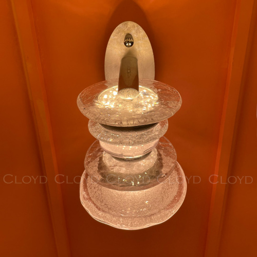 Бра Cloyd GEFEST W3 / выс. 25 см - серебро сусальн. (арт.20125) фото 7