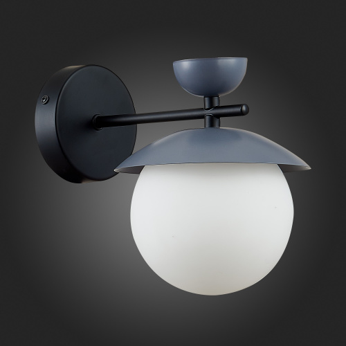 SLE220201-01 Светильник настенный Черный, Серый/Белый G9 1*5W GENOVA фото 4