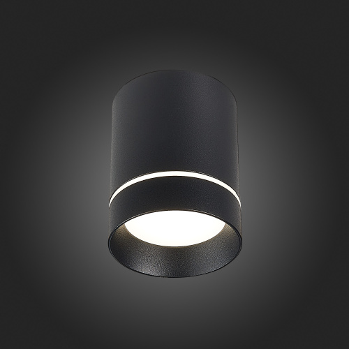 ST115.442.07 Светильник потолочный Черный LED 1*7W 4000K 490Lm Ra>90 120° IP20 D79xH100 170-240V Накладные светильники фото 4