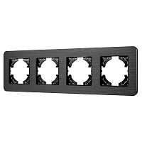 Рамка алюминиевая FRM-AKIRY-AL-4-BK Arlight 049732