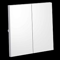 Клавиши для выключателя/переключателя двухклавишного S70 (белый матовый) Voltum VLS000302