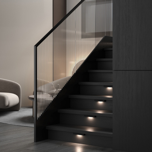 Подсветка для лестниц 40163/LED 4000К черный IP65 40163/LED фото 3