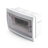 Бокс встраиваемый STEKKER EBX50-2/08-20 8 модулей, пластик, серия ArcaClass