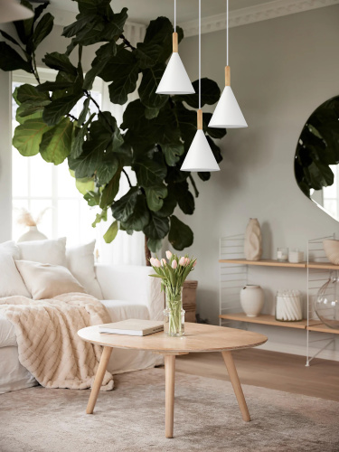 SLE1255-513-03 Светильник подвесной Белый/Белый E27 3*40W ARKET фото 5