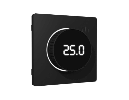 Лицевая панель ALFA (Черный матовый) для терморегулятора теплого пола с цифровым дисплеем QUANT AP8058 Лицевая панель ALFA (Черный матовый) для терморегулятора теплого пола с цифровым дисплеем QUANT AP8058