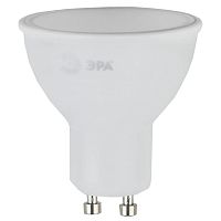 Лампа светодиодная ЭРА GU10 8W 2700K матовая LED MR16-8W-827-GU10 Б0036728